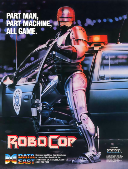 Robocop (World revision 3) Arcade Game Cover